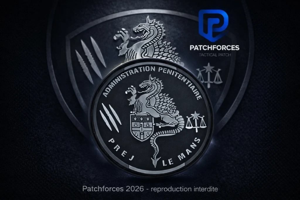 Ecusson PVC 3D BV -"velue" PREJ LE MANS